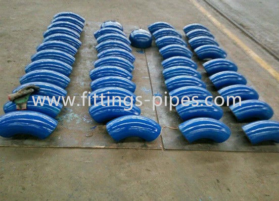 A234gr Wp12-S لوله بی درهم آرنج کمد دمای فلز آلیاژ قطر طولانی 6 